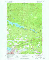 Negaunee Michigan Historical topographic map, 1:24000 scale, 7.5 X 7.5 Minute, Year 1953