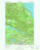 Negaunee Michigan Historical topographic map, 1:62500 scale, 15 X 15 Minute, Year 1954