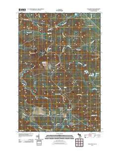 Negaunee NW Michigan Historical topographic map, 1:24000 scale, 7.5 X 7.5 Minute, Year 2011