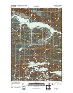 Negaunee SW Michigan Historical topographic map, 1:24000 scale, 7.5 X 7.5 Minute, Year 2011