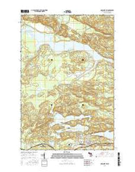 Negaunee SW Michigan Current topographic map, 1:24000 scale, 7.5 X 7.5 Minute, Year 2017