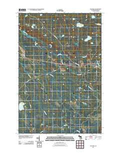 Nestoria Michigan Historical topographic map, 1:24000 scale, 7.5 X 7.5 Minute, Year 2011