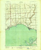 New Baltimore Michigan Historical topographic map, 1:24000 scale, 7.5 X 7.5 Minute, Year 1939