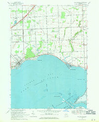 New Baltimore Michigan Historical topographic map, 1:24000 scale, 7.5 X 7.5 Minute, Year 1968