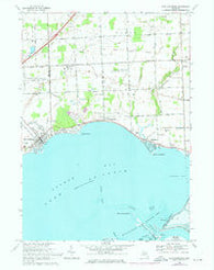 New Baltimore Michigan Historical topographic map, 1:24000 scale, 7.5 X 7.5 Minute, Year 1968
