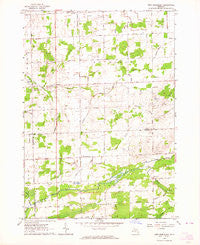 New Greenleaf Michigan Historical topographic map, 1:24000 scale, 7.5 X 7.5 Minute, Year 1963