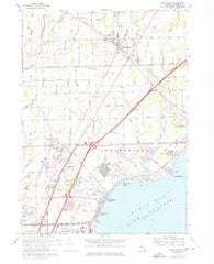 New Haven Michigan Historical topographic map, 1:24000 scale, 7.5 X 7.5 Minute, Year 1968