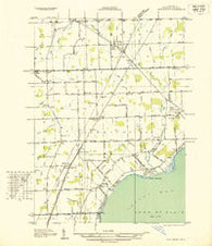 New Haven Michigan Historical topographic map, 1:31680 scale, 7.5 X 7.5 Minute, Year 1936