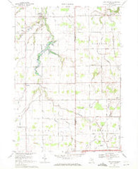 New Lothrop Michigan Historical topographic map, 1:24000 scale, 7.5 X 7.5 Minute, Year 1969