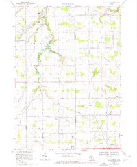 New Lothrop Michigan Historical topographic map, 1:24000 scale, 7.5 X 7.5 Minute, Year 1969