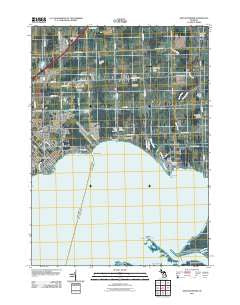 New Baltimore Michigan Historical topographic map, 1:24000 scale, 7.5 X 7.5 Minute, Year 2011