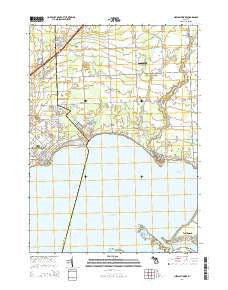 New Baltimore Michigan Historical topographic map, 1:24000 scale, 7.5 X 7.5 Minute, Year 2014