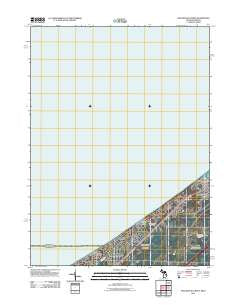 New Buffalo West Michigan Historical topographic map, 1:24000 scale, 7.5 X 7.5 Minute, Year 2011