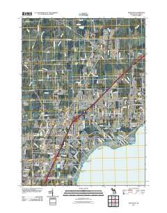 New Haven Michigan Historical topographic map, 1:24000 scale, 7.5 X 7.5 Minute, Year 2011