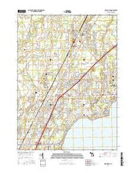 New Haven Michigan Current topographic map, 1:24000 scale, 7.5 X 7.5 Minute, Year 2017