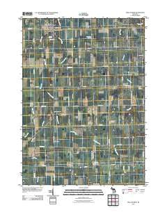 New Lothrop Michigan Historical topographic map, 1:24000 scale, 7.5 X 7.5 Minute, Year 2011