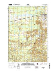 Newberry Michigan Current topographic map, 1:24000 scale, 7.5 X 7.5 Minute, Year 2017