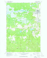 Newberry Michigan Historical topographic map, 1:24000 scale, 7.5 X 7.5 Minute, Year 1973