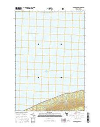 Nighthawk Creek Michigan Current topographic map, 1:24000 scale, 7.5 X 7.5 Minute, Year 2017
