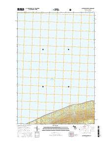 Nighthawk Creek Michigan Current topographic map, 1:24000 scale, 7.5 X 7.5 Minute, Year 2017