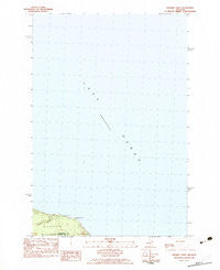 Nilemile Point Michigan Historical topographic map, 1:25000 scale, 7.5 X 7.5 Minute, Year 1982