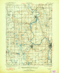 Niles Michigan Historical topographic map, 1:62500 scale, 15 X 15 Minute, Year 1930