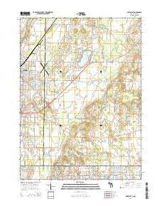 Niles East Michigan Historical topographic map, 1:24000 scale, 7.5 X 7.5 Minute, Year 2014
