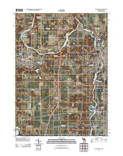 Niles West Michigan Historical topographic map, 1:24000 scale, 7.5 X 7.5 Minute, Year 2011