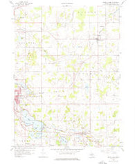 North Adams Michigan Historical topographic map, 1:24000 scale, 7.5 X 7.5 Minute, Year 1959
