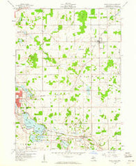 North Adams Michigan Historical topographic map, 1:24000 scale, 7.5 X 7.5 Minute, Year 1959