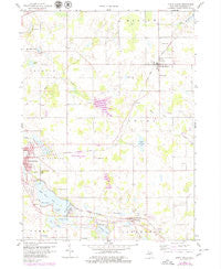 North Adams Michigan Historical topographic map, 1:24000 scale, 7.5 X 7.5 Minute, Year 1959