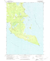 North Point Michigan Historical topographic map, 1:24000 scale, 7.5 X 7.5 Minute, Year 1971