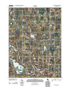 North Adams Michigan Historical topographic map, 1:24000 scale, 7.5 X 7.5 Minute, Year 2011