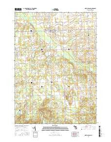 North Branch Michigan Current topographic map, 1:24000 scale, 7.5 X 7.5 Minute, Year 2017