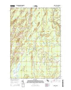 North Lake Michigan Historical topographic map, 1:24000 scale, 7.5 X 7.5 Minute, Year 2014