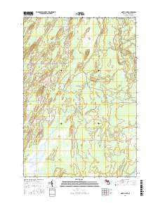 North Lake Michigan Current topographic map, 1:24000 scale, 7.5 X 7.5 Minute, Year 2016