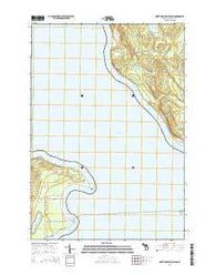 North Manitou Island Michigan Historical topographic map, 1:24000 scale, 7.5 X 7.5 Minute, Year 2014
