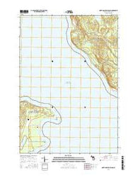 North Manitou Island Michigan Current topographic map, 1:24000 scale, 7.5 X 7.5 Minute, Year 2016