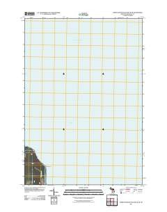 North Manitou Island OE NE Michigan Historical topographic map, 1:24000 scale, 7.5 X 7.5 Minute, Year 2011