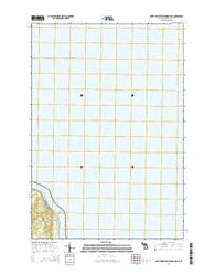 North Manitou Island OE NE Michigan Historical topographic map, 1:24000 scale, 7.5 X 7.5 Minute, Year 2014