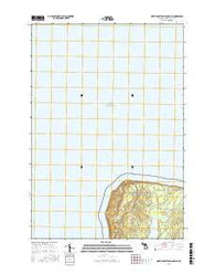 North Manitou Island OE N Michigan Current topographic map, 1:24000 scale, 7.5 X 7.5 Minute, Year 2016