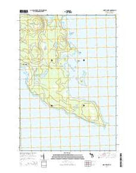 North Point Michigan Historical topographic map, 1:24000 scale, 7.5 X 7.5 Minute, Year 2014