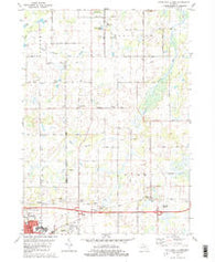 Northeast Albion Michigan Historical topographic map, 1:24000 scale, 7.5 X 7.5 Minute, Year 1981