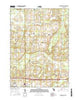 Northeast Albion Michigan Current topographic map, 1:24000 scale, 7.5 X 7.5 Minute, Year 2017