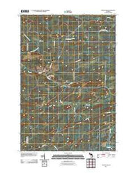 Northland Michigan Historical topographic map, 1:24000 scale, 7.5 X 7.5 Minute, Year 2011