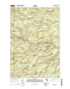 Northland Michigan Historical topographic map, 1:24000 scale, 7.5 X 7.5 Minute, Year 2014