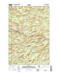 Northland Michigan Current topographic map, 1:24000 scale, 7.5 X 7.5 Minute, Year 2017