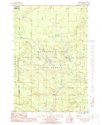 Northland NE Michigan Historical topographic map, 1:24000 scale, 7.5 X 7.5 Minute, Year 1986