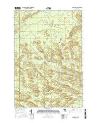 Northland NE Michigan Current topographic map, 1:24000 scale, 7.5 X 7.5 Minute, Year 2017