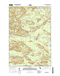 Northland NW Michigan Current topographic map, 1:24000 scale, 7.5 X 7.5 Minute, Year 2017